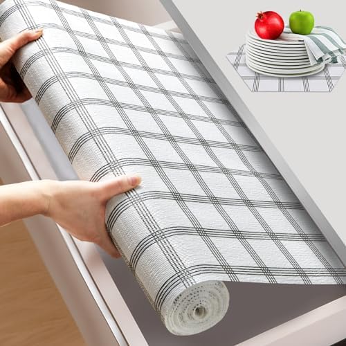 Beautysaid Shelf and Drawer Liner for Kitchen Cabinet Non Adhesive Non Slip by Beautysaid