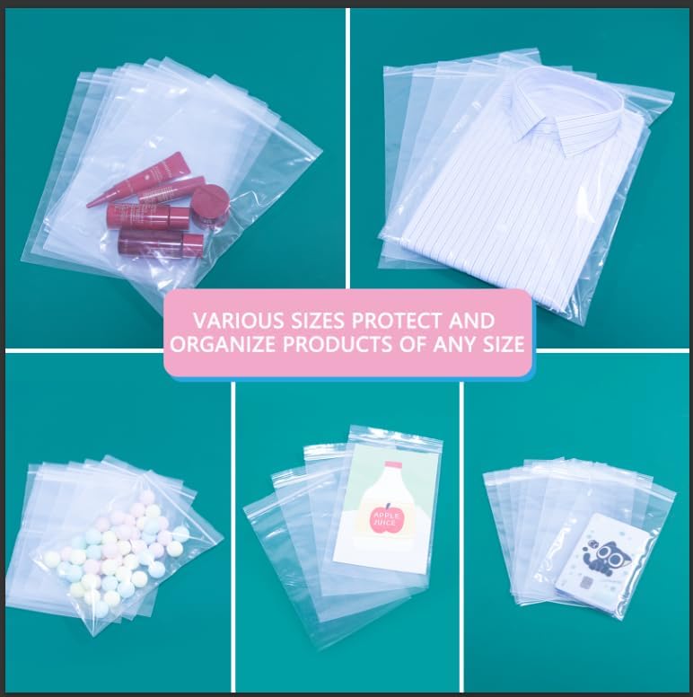iMailer- 1000 Pcs- 3" x 5" Clear Small Plastic Zip Bags - Image 6