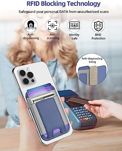 For Magsafe Wallet, 7 Card Holder, RFID Blocking, Strongest Magnet - Image 6