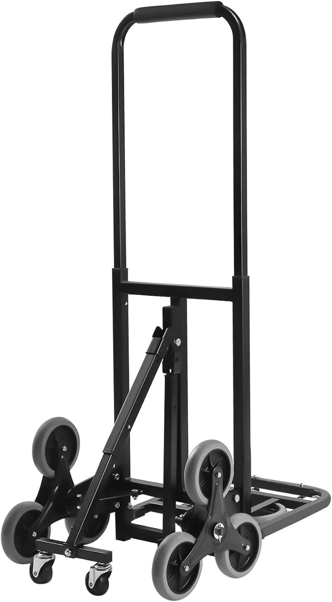 Folding Stair Climbing Dolly, Heavy Duty Stair Climbing Cart Dual-Purpose Cart - Image 4