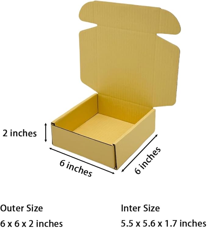 15 Pcs Corrugated Cardboard Gift Boxes Recyclable Shipping Boxes - Image 2
