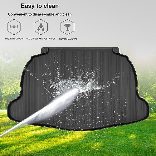 Upgrade Corolla Cross SUV Cargo Liner | Custom Fit Trunk Mat Compatible with 2022 2023 2024 2025 Toyota Corolla Cross (FWD Models Only) | All Weather TPE Cargo Mat for Corolla Cross - Image 4