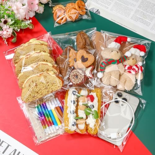 Kosiz 600 Pcs Cello Bags, 3.5'' X 5'', 4'' X 6'', 5'' X 6.6'', 6'' X 9'' - Image 6