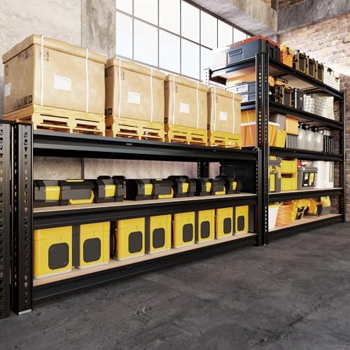 48" W Garage Shelving Storage Shelves 5 Tier Heavy Duty Shelving - Image 4