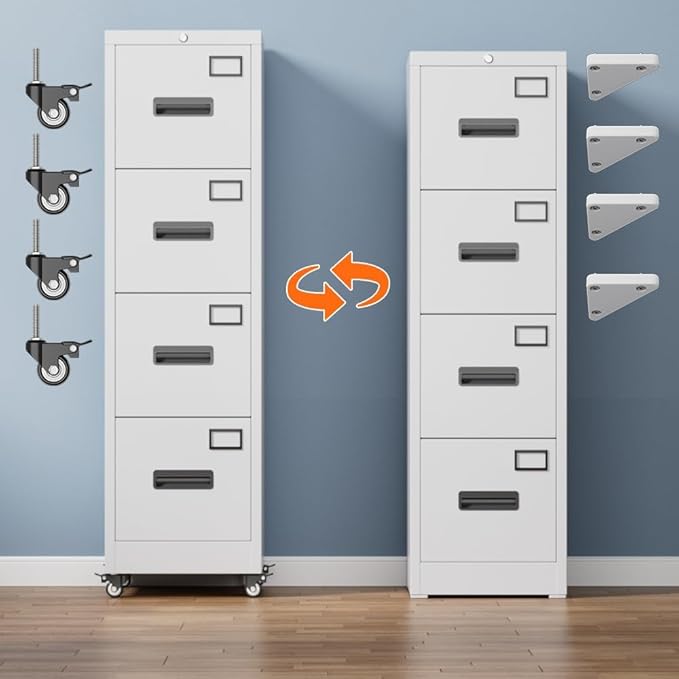 Aobabo 4 Drawer File Cabinet - Image 4