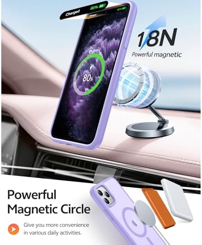FNTCASE for iPhone 11 Pro Case, Fit for Magsafe, Translucent Matte Back - Image 3