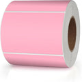 Pink Rectangle Stickers 3 x 2 Inch Color Coding Labels Vinyl Roll Self-Adhesive by Meitaat