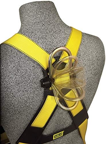 3M Personal Protective Equipment DBI-SALA 1101251 Delta Vest-Style Harness with Back D-Ring, Small, Yellow - Image 4