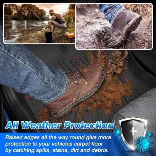 Cartist Floor Mats and Cargo Liner Fit for Audi Q3 2019 2020 2021 2022 2023 2024 2025 All Weather Floor Mat Q3 Accessories Heavy Duty Carpet Protection - Image 3