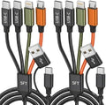 4 in 2 Multi Charging Cable, 2Pack 5FT Charging Cords for Multiple Devices by MPATIBY