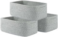 KALLAX Small Woven Storage Basket for Organizing, 13.5x9.5x5 inches, 3 Pack by KALLAX