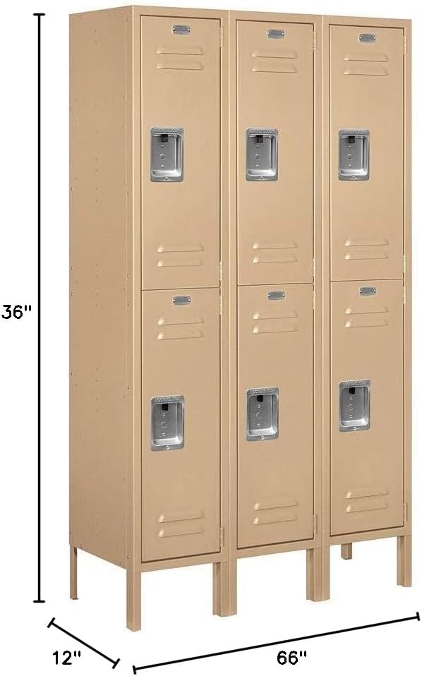 Salsbury Industries 62352TN-U Double Tier 36-Inch Wide 5-Feet High 12-Inch Deep - Image 3