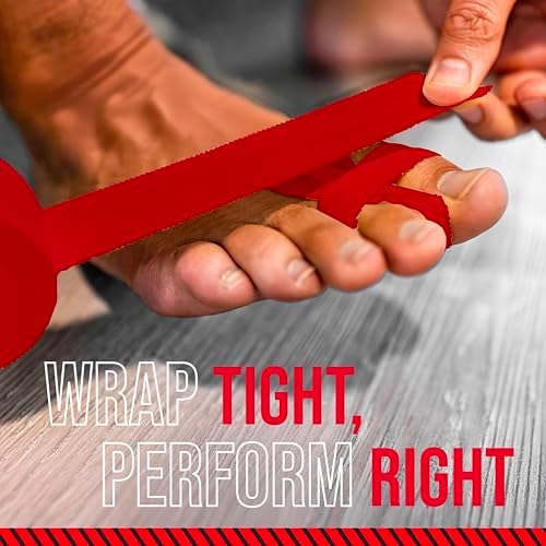 Ringside 1” Athletic Trainers Tape, 15 Rolls, Adhesive Cotton, Red - Image 6