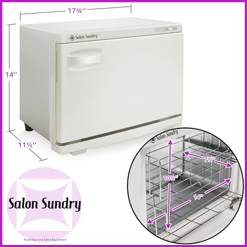 Salon Sundry Professional High Capacity Hot Towel Warmer Cabinet - Facial Spa and Salon Equipment - White - Image 7