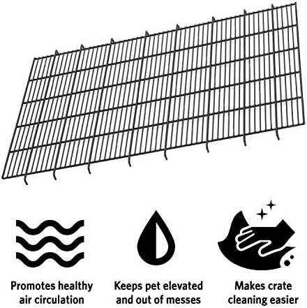 MidWest Homes for Pets Floor Grid for Dogs 1530, 1530DD, 1930, 1930DD, 1630 Curved Slide Bolt Latch, 1630DD Curved Bolt Latch - Image 2