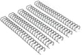 Rayson WR21143BK Wire Binding Spines, 2:1 Pitch Double Loop Binding Wires 9/16 Inch, 21-Loop Wire Ring Pack of 100 with Black by RAYSON