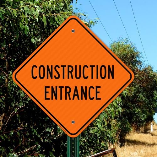 Construction Entrance Sign, (SI-77159) - Image 3