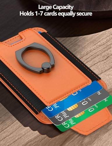 for Magsafe Wallet with Grip, 6-Card Holder; Stronger Magnetic Phone Wallet - Image 2