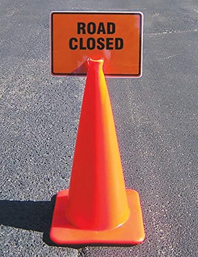 AccuformNMC "Road Closed" Traffic Cone Top - Image 2