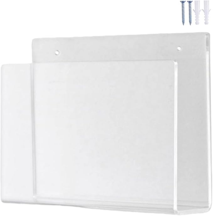 Wall Mount File Holder | Acrylic Storage Rack by Unknown