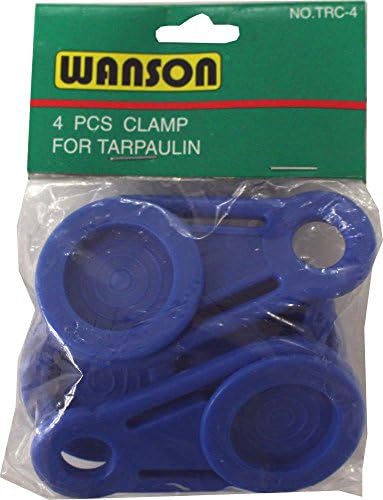 ToolUSA (4 Pack) Robust Tarp Clamps | Quick Grommet Replacement & Secure Tie-Down Solution | Works on Tarps & Fabrics | Sturdy & Reusable - Image 4