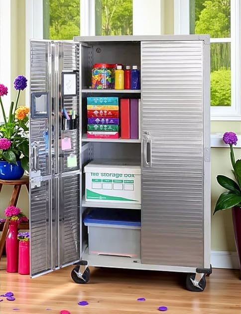 Heavy-Duty Commercial Storage Cabinet (Granite Gray, 36" W x 18" D x 72" H) - Image 7