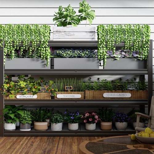 36" D Storage Shelves, 68" W Garage Shelving Heavy Duty Metal Adjustable Garage Shelves, Shelving Units Industrial Shelving for Warehouse, 68" W x 36" D x 68" H,Black - Image 2