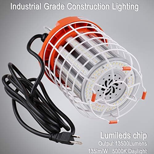 dephen 100W Temporary LED Work Light, Portable Hanging Shop Lighting - Image 4
