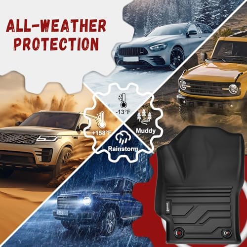 Floor Mats for Toyota Corolla 2020-2025 2026 Sedan (Not Fit for Hatchback and Cross), Custom Fit All-Weather TPE Floor Liners, Front & 2nd Row Mat for Corolla Car Accessories - Image 6