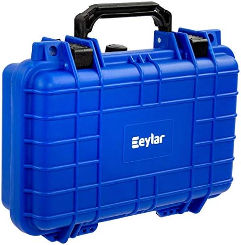 Eylar Protective Gear and Camera Hard Case Waterproof Dry Box with Foam 11.6 Inch 8.3 Inch 3.8 Inch (Blue) - Image 2