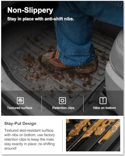 Kiwi Master Floor Mats for 2009-2018 Ram 1500/19-24 Ram Classic Quad Cab - Image 6