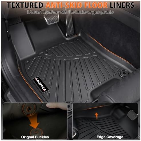 All Weather Floor Mats Cargo Liner for Genesis GV70 2022-2025 2026 - Image 4