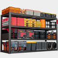 68" Wide Garage Shelving Unit, 68" W x 18" D x 68" H, 4 Tier Heavy Duty Garage Storage Shelves, Industrial Adjustable Shelves for Basement Warehouse, Commercial Shelving, 2 Pack by SKZNSA