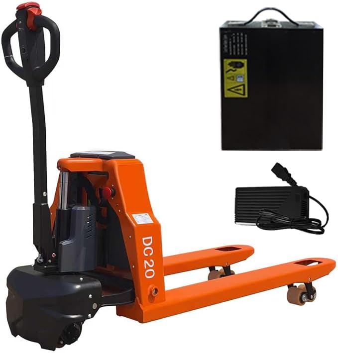 Full Electric Pallet Jack, Lithium Battery Truck Powered Handling Jacks by EZSUNSWAY