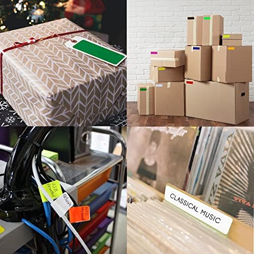 Royal Green Rectangle Labels, 3x1 Inches, Sticker Roll - 250 Pack - Image 6
