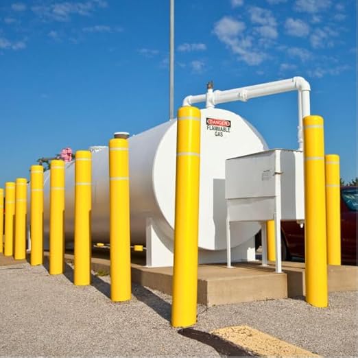 Innoplast BollardGard 7" x 52" Bollard Cover Yellow - Image 6