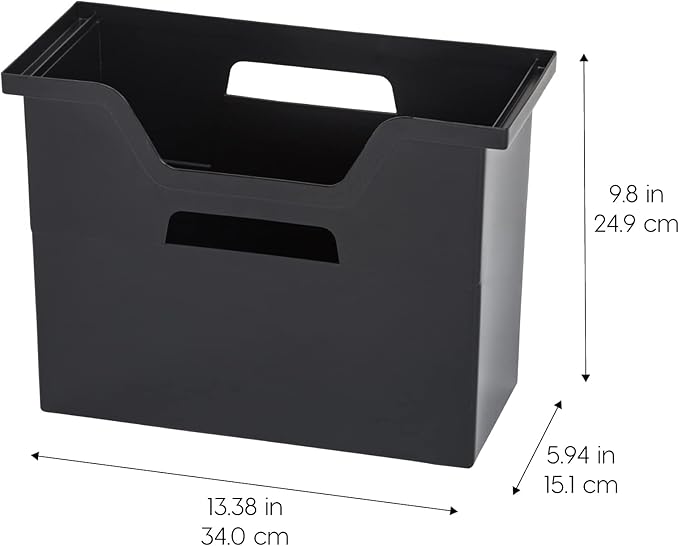 IRIS USA Medium Portable Desktop File Box - Image 2
