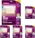 AVERY Clear Address Labels 1 x 2-5/8 inch | Matte Finish | Sure Feed Technology by Avery