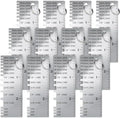 Weewooday 12 Pcs Metal Thickness Gauge Tool Welding Stainless Steel Sheet by Weewooday