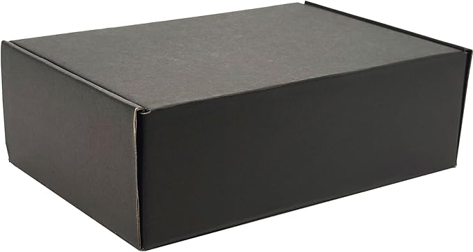 Small Black Shipping Boxes for Small Business Pack of 25-9x6x3 inches Cardboard - Image 5