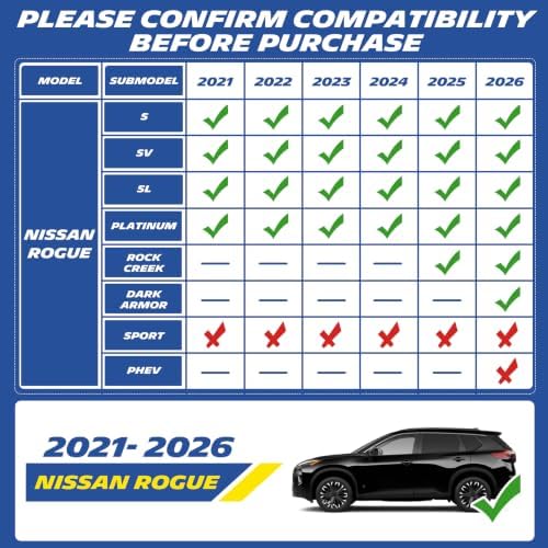Michelin Vehicle Mats for 2021-2025 2026 Nissan Rogue, Not for Sport - Image 5