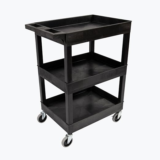FSE 373-SEC111-B 24" x 18" Plastic Utility Tub Cart by FoodServiceEssentials
