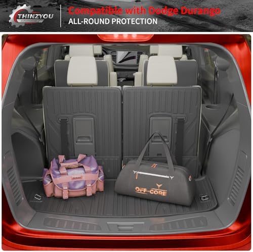 3rd Row Backrest Mats & Trunk Mat for 2016-2026 Dodge Durango - Image 5