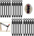 [20Park]UMUST Silicone Cable Ties, Reusable Cable Management Organizer, Cord Tie,Multipurpose Elastic Cord Organizer for Bundling and Fastening Cable Cords Wires(black) by ELECTRONICACCESSORIES