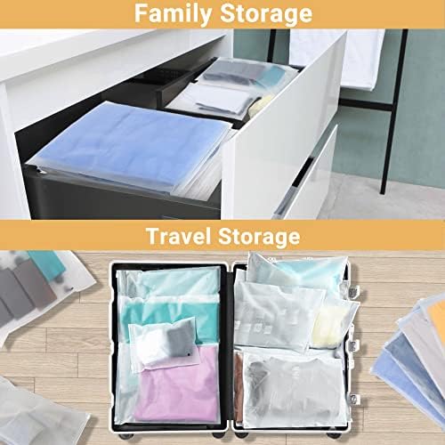 Frosted Zipper Bags, 100PCS 9x12" T Shirt Bags with Vent Hole, 3 Mil - Image 4