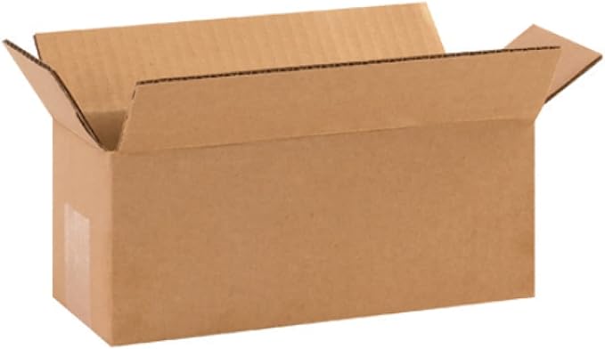 Secure Seal - 10x4x4 Pack of 200 Corrugated Cardboard Packing Shipping Mailing by Secure+Seal