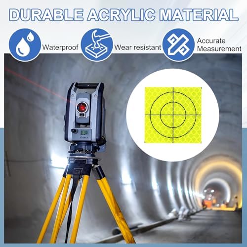 PATIKIL Survey Reflector Target Self-Adhesive Reflective Sheet Target Mark Tape, Suit for Ship Inspection - Image 4