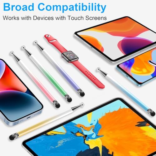 Bopomofo Stylus(5 Pcs),2-in-1 Stylus Pen for Touchscreen,Capacitive Stylus - Image 5