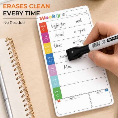 Office Supplies Desk Accessories 2pcs Computer Monitor Magnetic Memo Board - Image 4