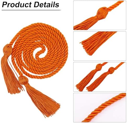 GraduationMall Graduation Honor Cord 68" Orange - Image 3